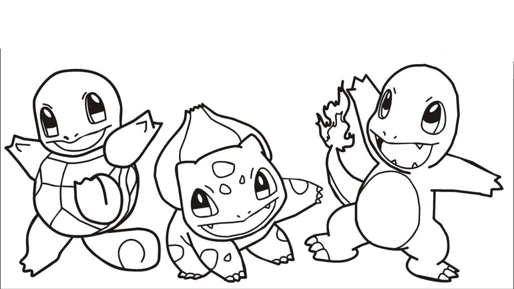 vẽ pokemon đơn giản