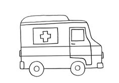 Tập vẽ hình xe cứu thương