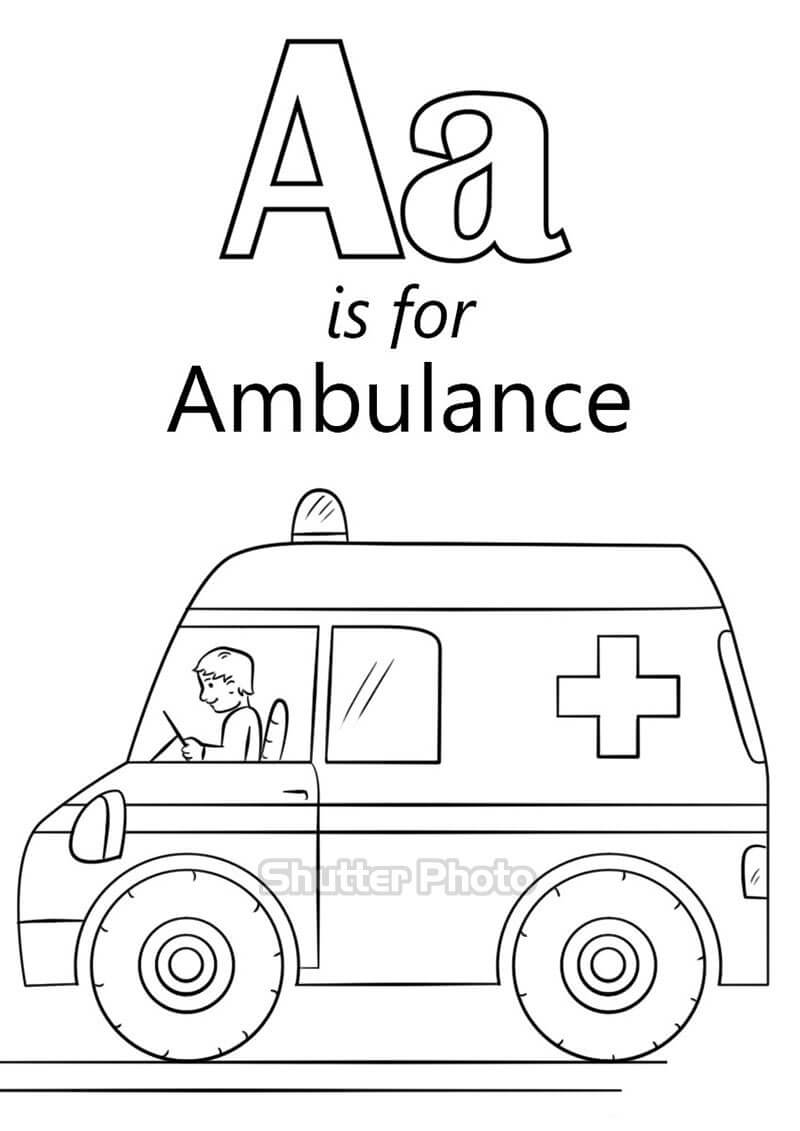 cách vẽ xe cứu thương